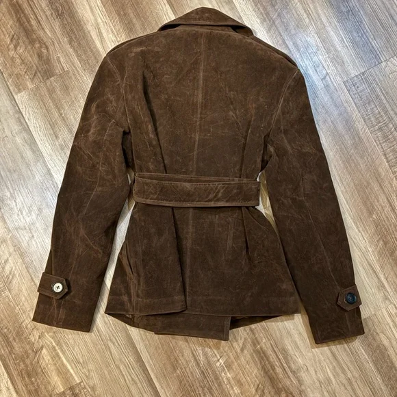 SOLD Commense Brown Suede Women's Jacket - Picture 2 of 3
